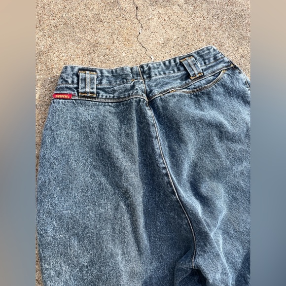 Jordache RARE Vintage 80s Acid Wash Tapered Mom Jeans - Picture 5 of 5